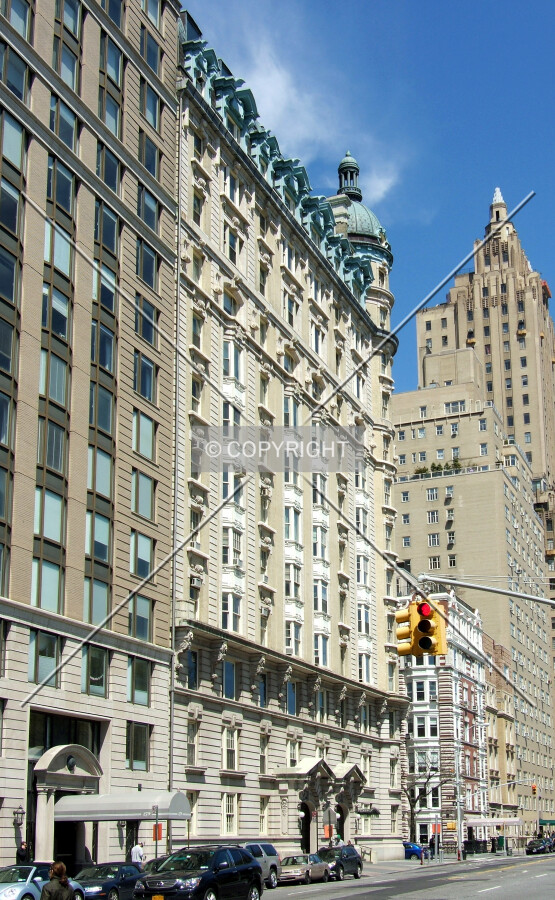 View from the south on Central Park West