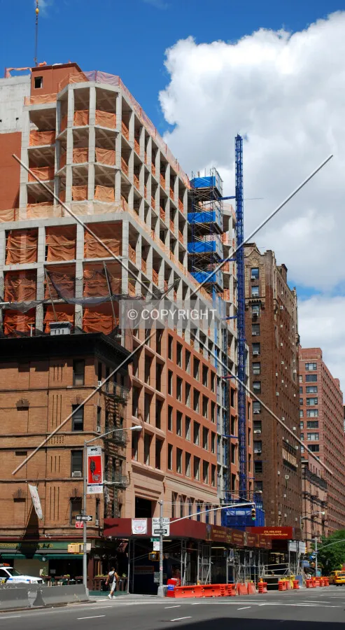 Looking northward along Amsterdam Avenue