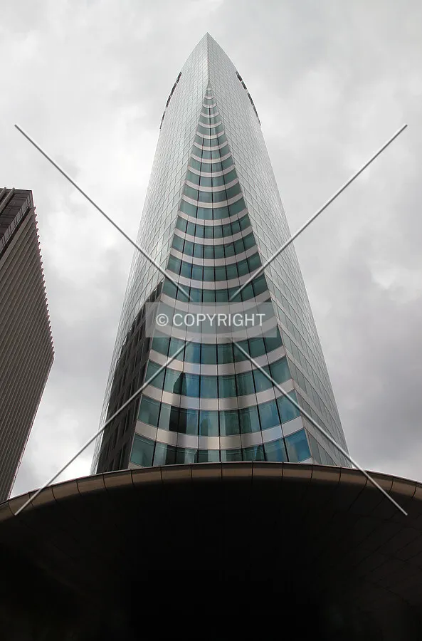 Looking up north edge