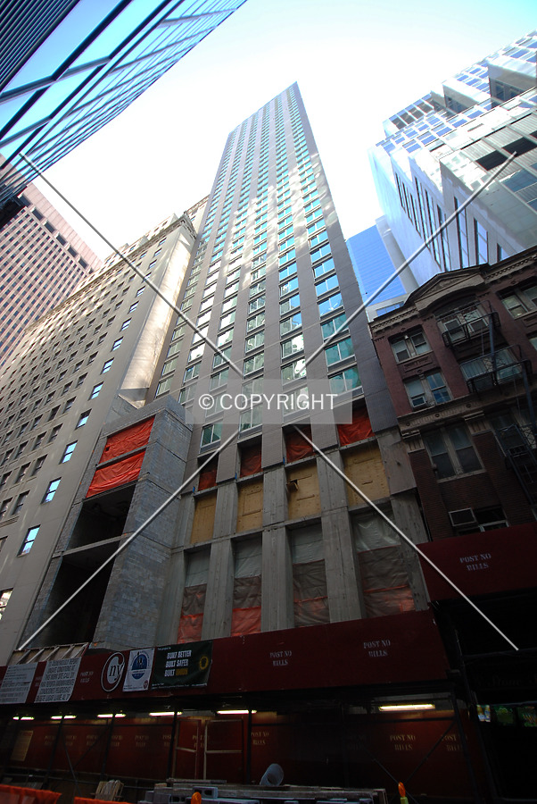 Looking up from the north