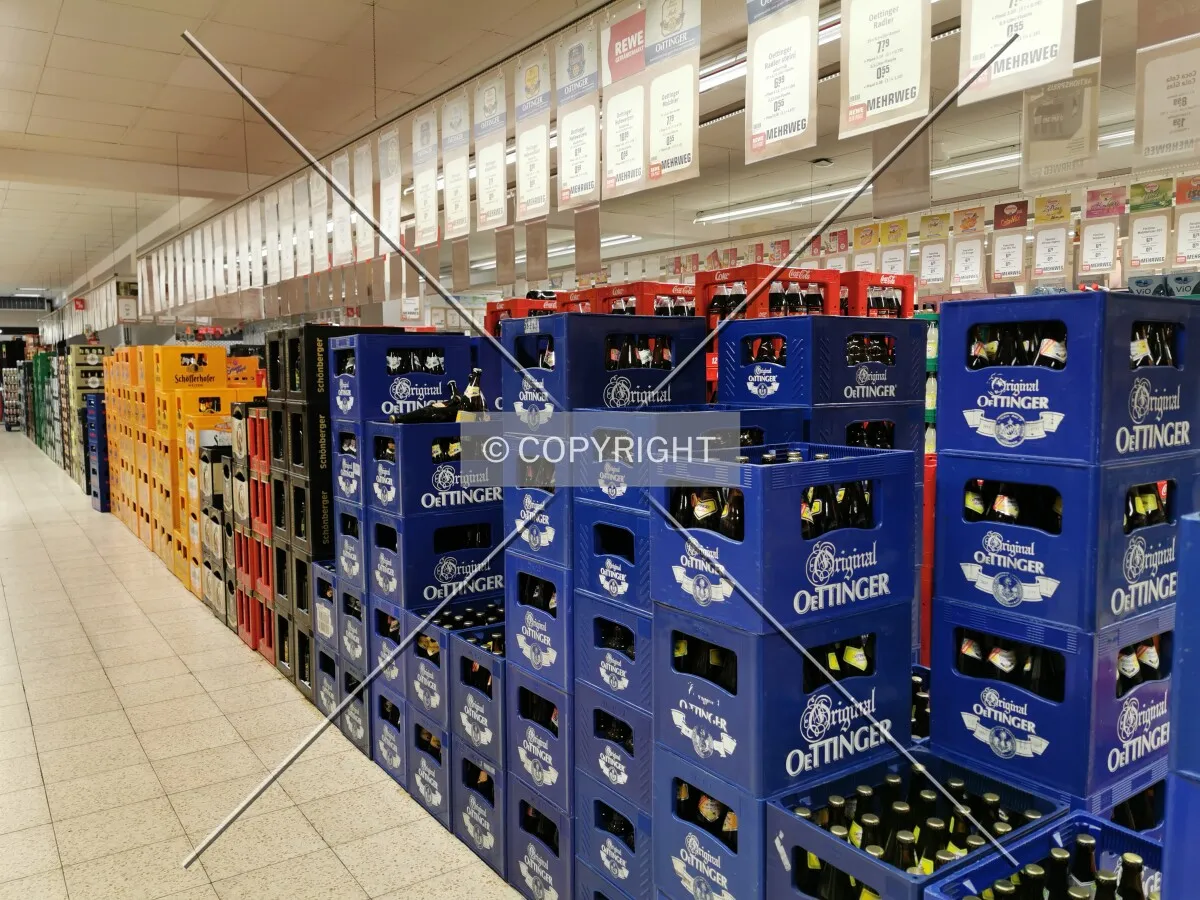 Shopping in a supermarket