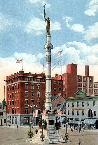 View from the northeast