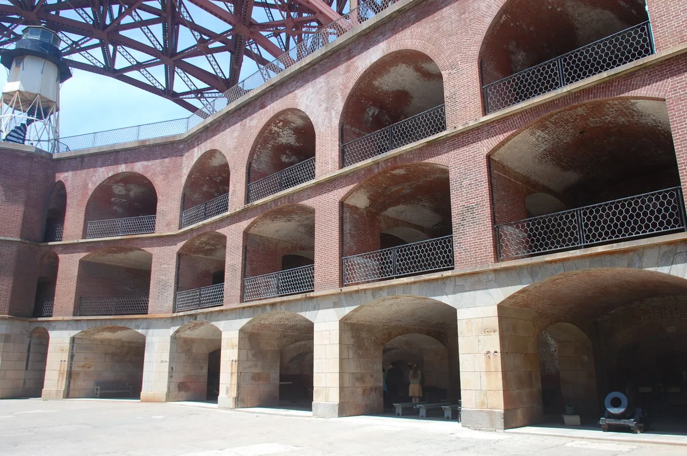 View from the east