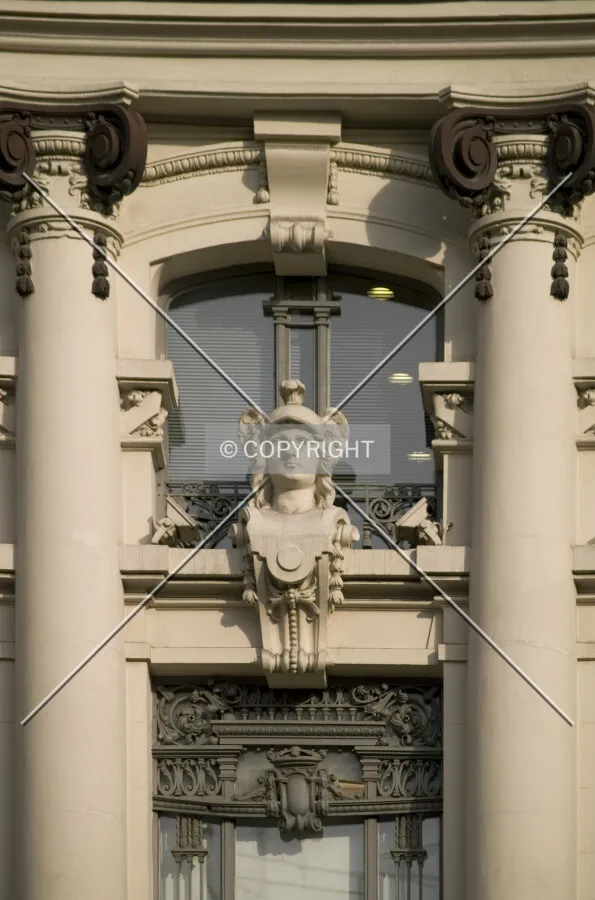 Sculpture in façade