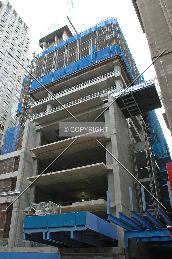 Looking up from George Street