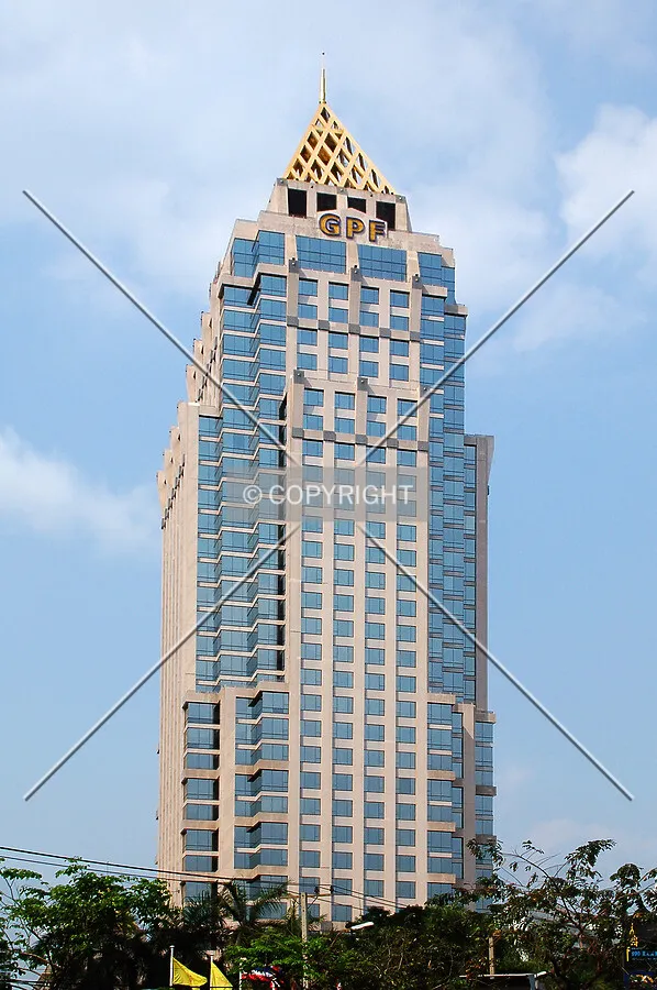 As seen from Lumpini Park