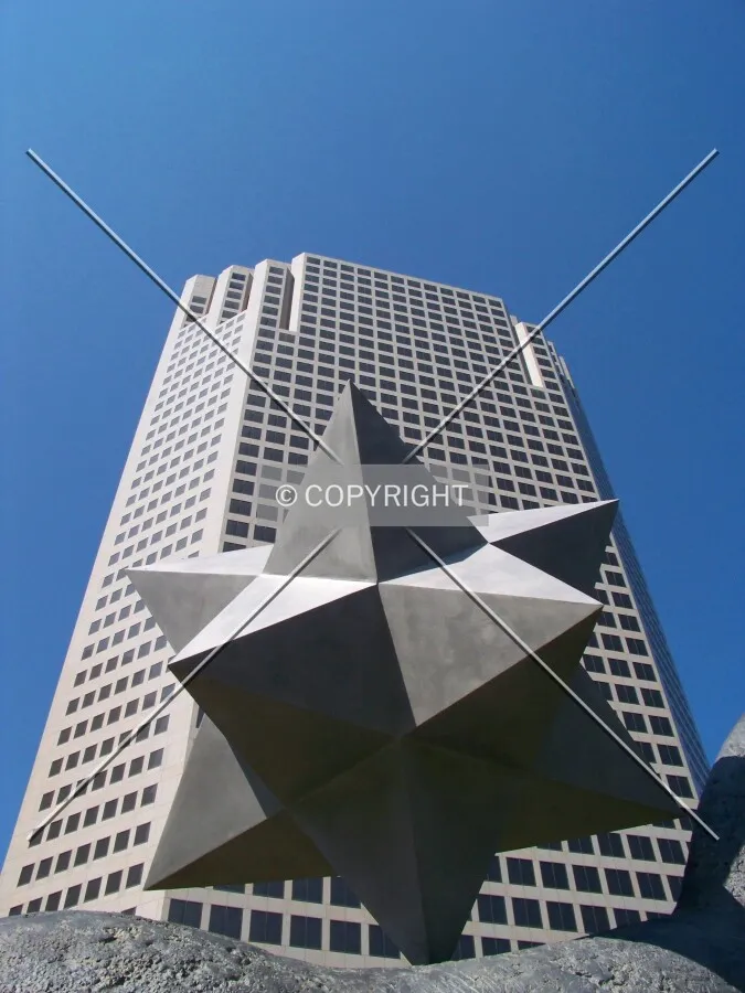 Looking up from the south