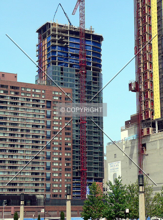 View to the northeast from Cityfront Plaza