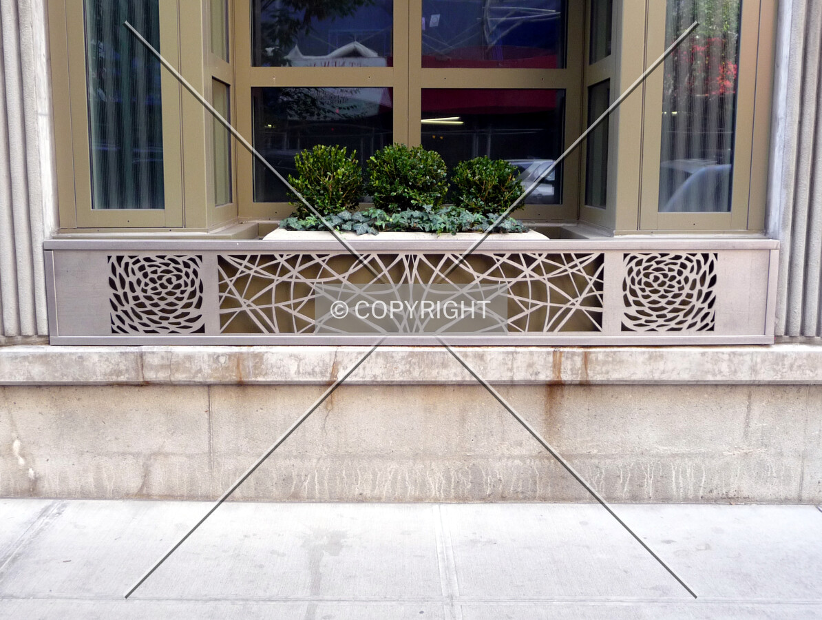 Detail of decorative grille