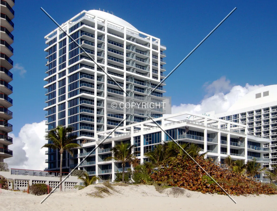 View from the southeast along the beach