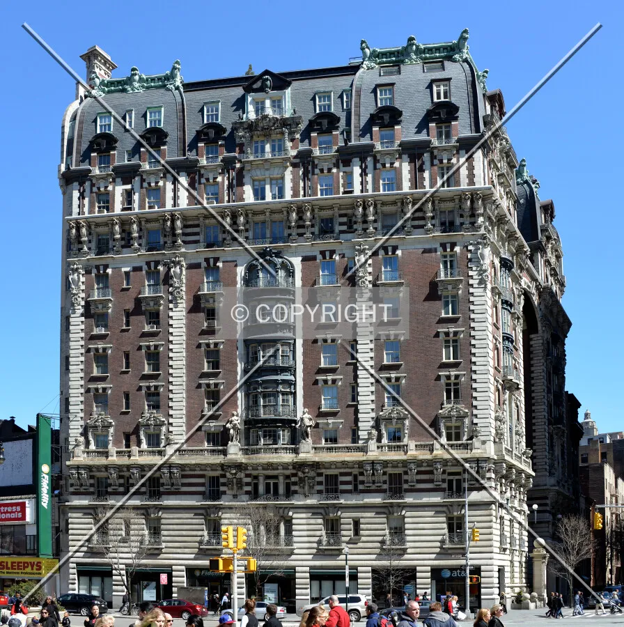 View from the west at Amsterdam Avenue and 71st Street