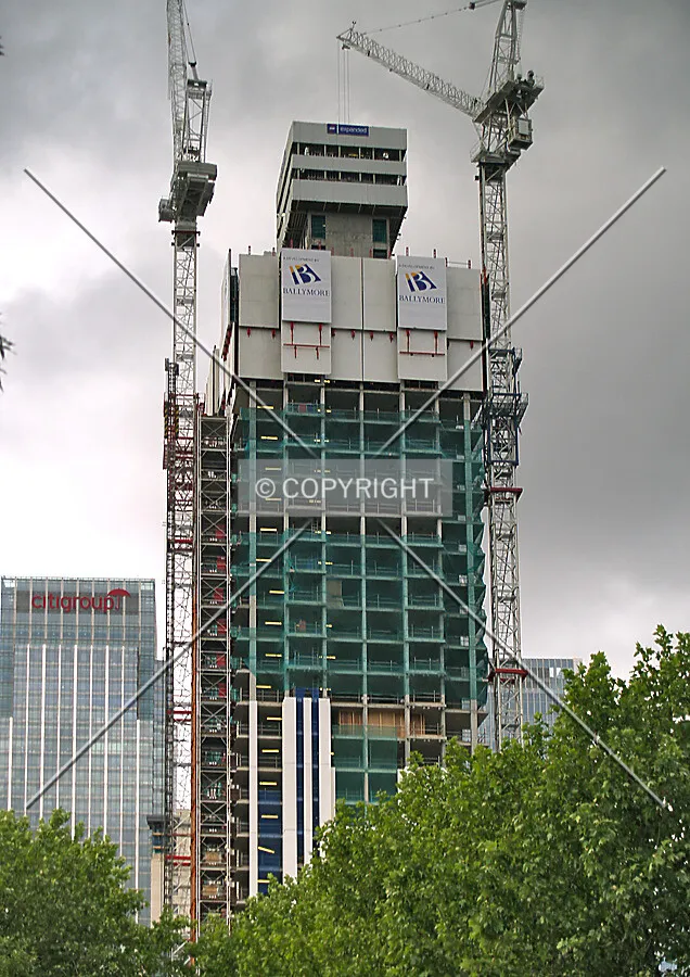 Top floors as seen from the south