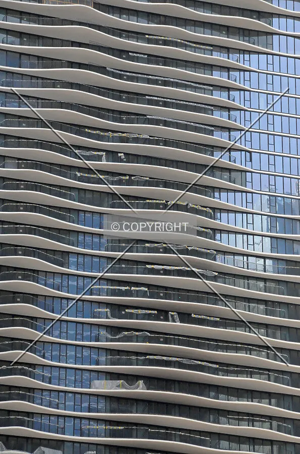Midsection of the south facade