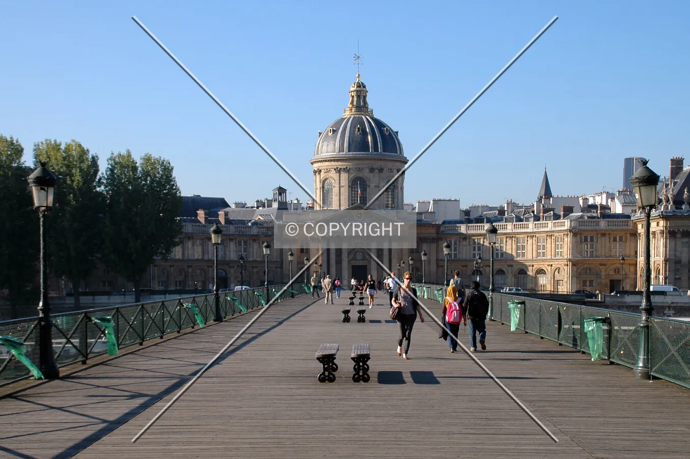 As seen from Passerelle des Arts