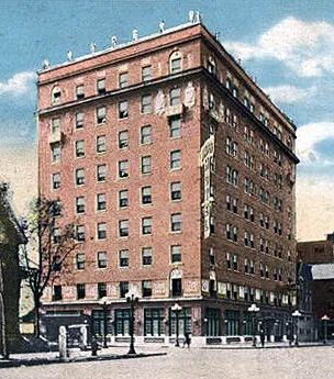 Vintage view from the northeast