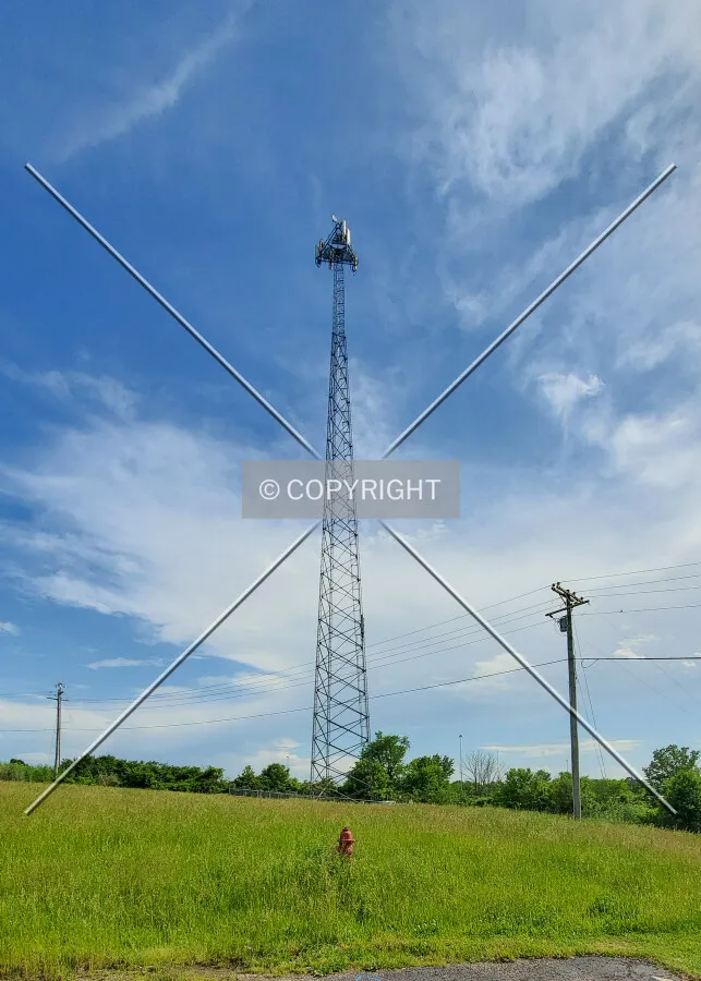 View from the north; May 25, 2020