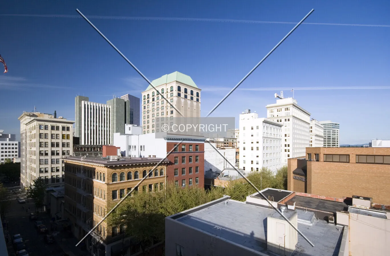 Elevated view from Park Avenue