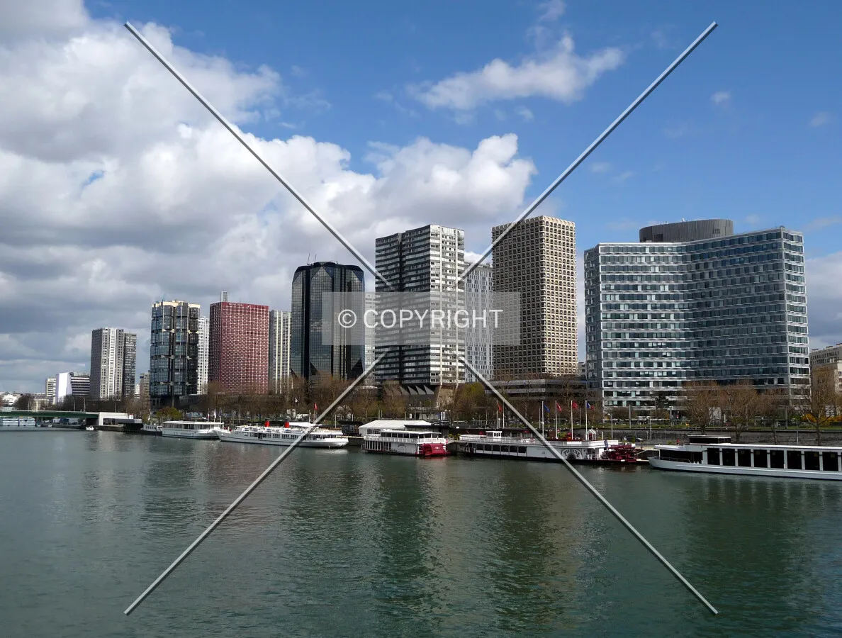 View from across the Seine
