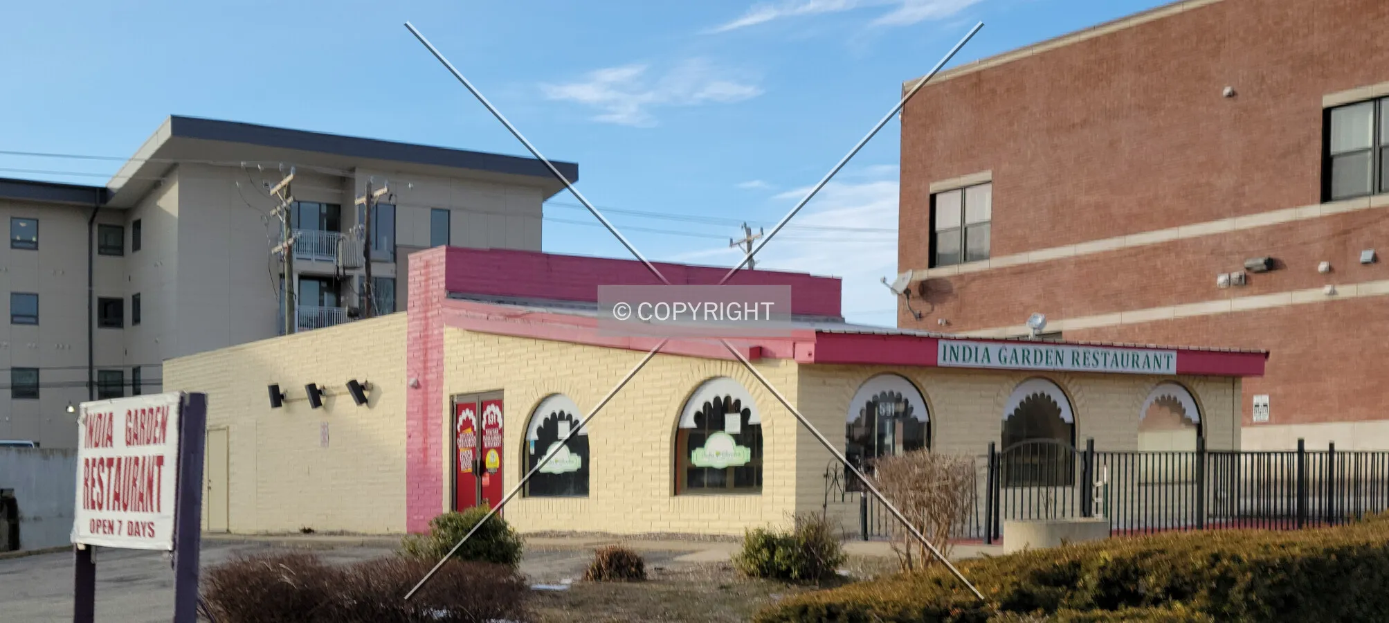 From the southeast; February 6, 2021