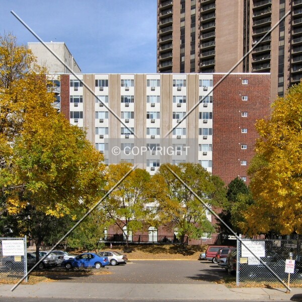 View to the north from East 14th Street