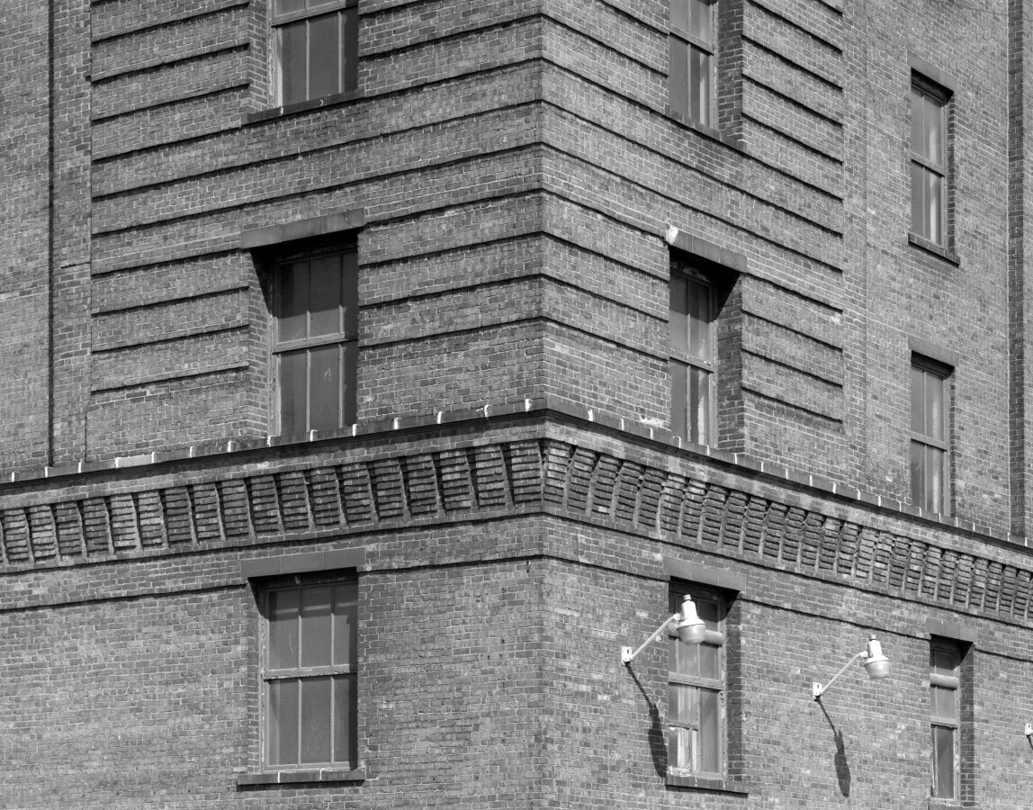 Brick details from the southwest dated April, 1992
