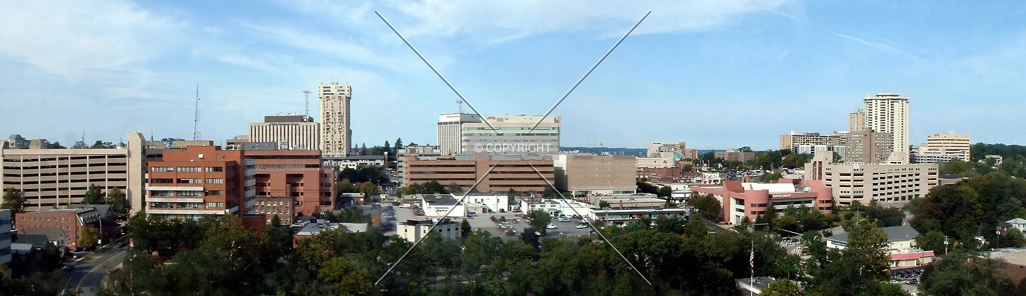 View from the southwest