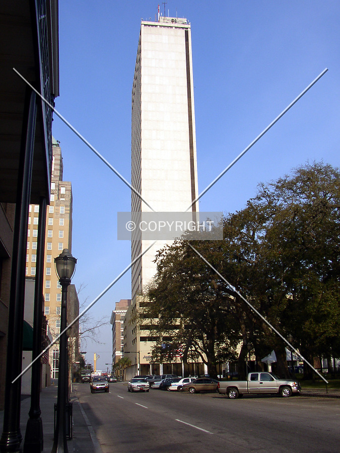 Looking east from St. Francis Street