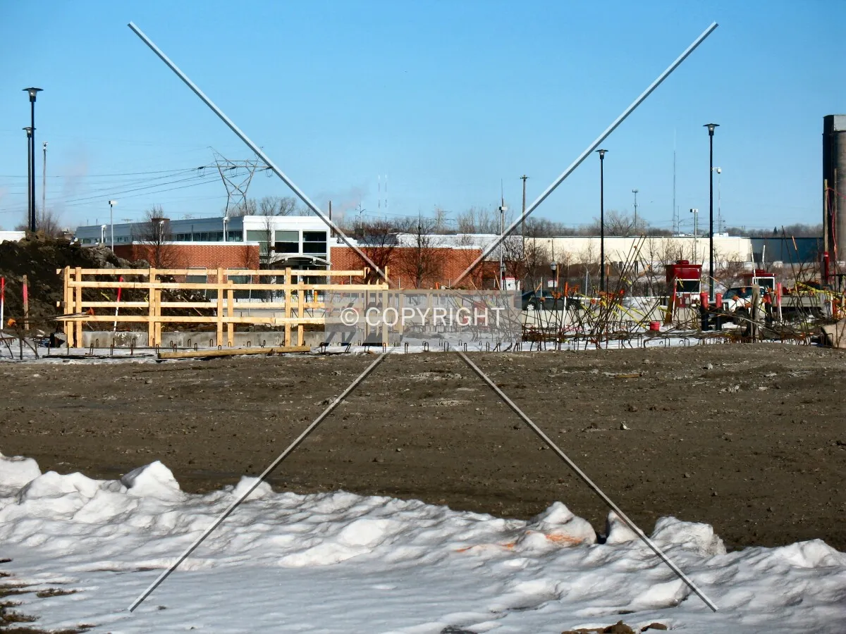 View to the northeast from 4th Street SE