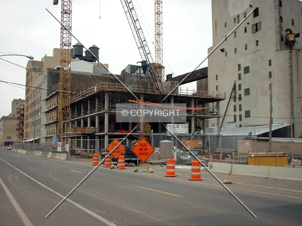 View to the northwest from 2nd Street