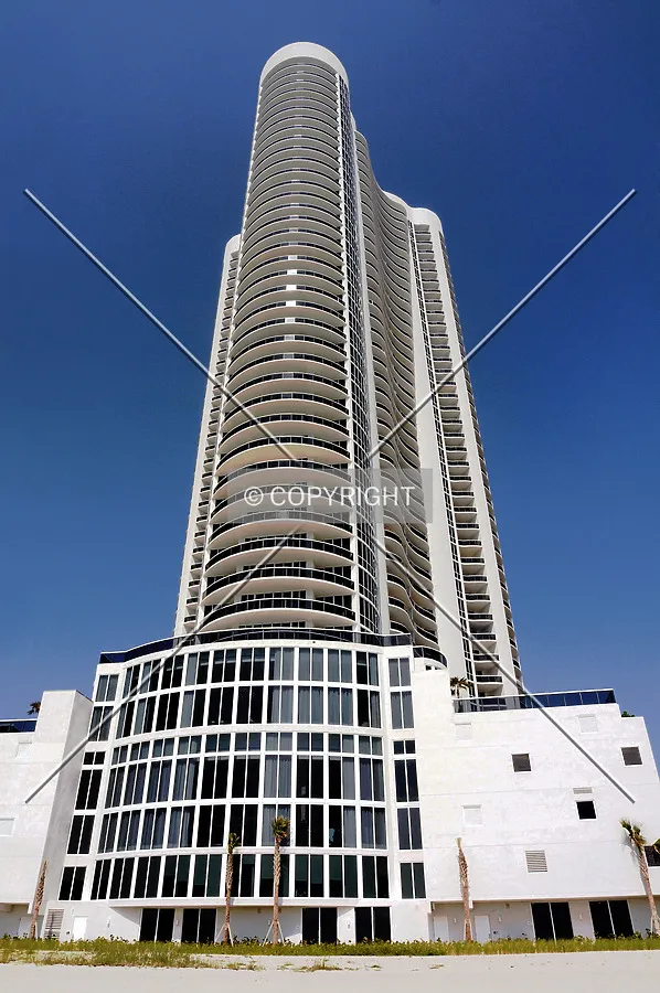 Looking up from the northeast