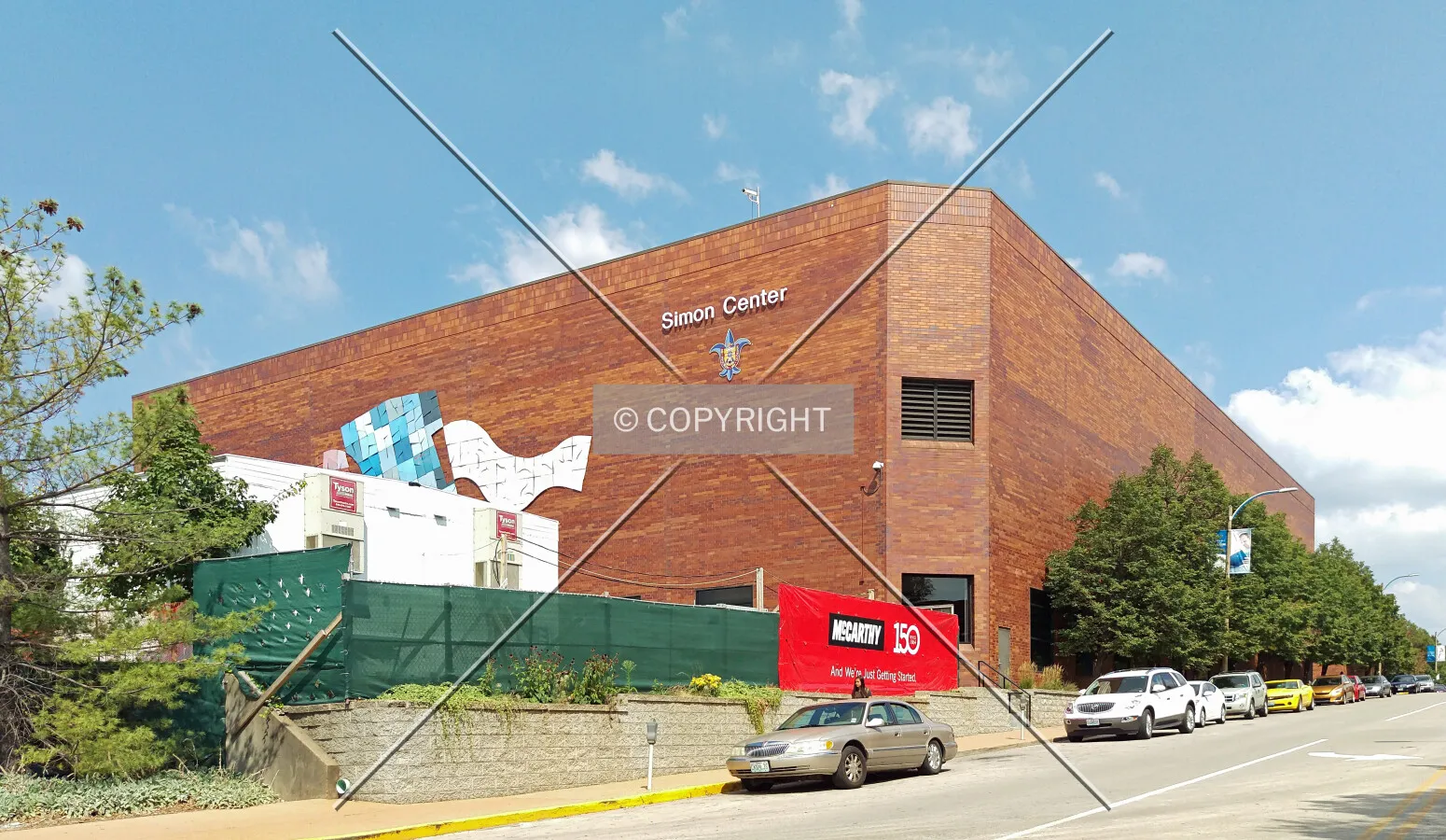 View from the southwest; August 15, 2015