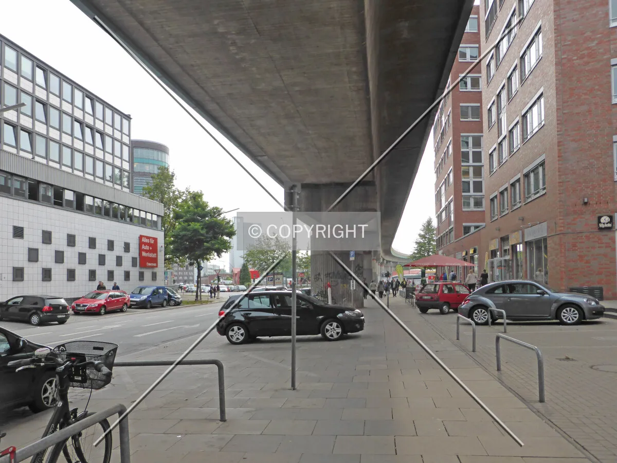 The elevated S-Bahn line