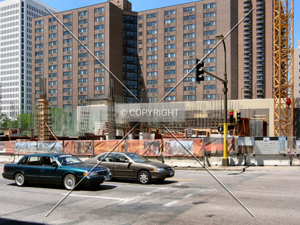 View to the west from 3rd Avenue/1st Street South