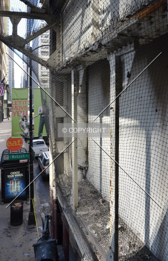 Underside of the old station house; March 7, 2015.