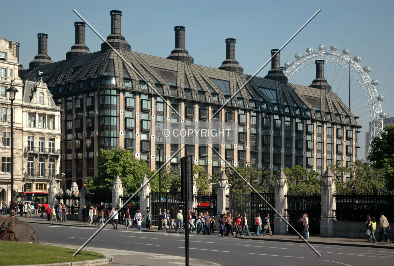 View from the southern side of Parliament Square