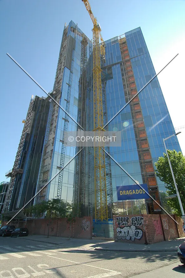 Entire view of the northeast side of the building