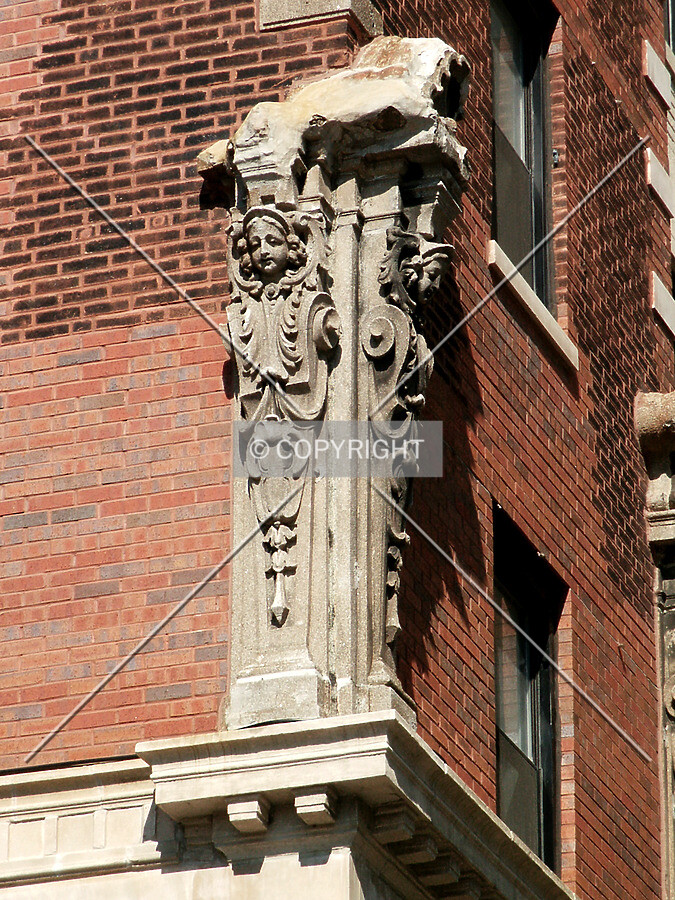 Ornament on the southwest corner