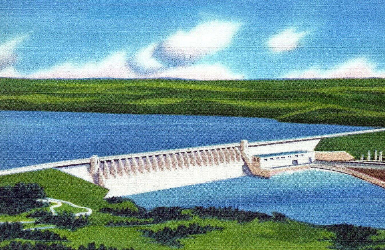 Vintage view from the southwest