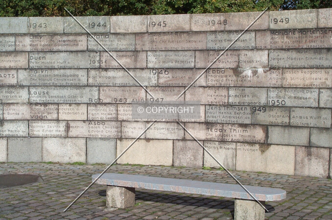 Memorial grove for seamen
