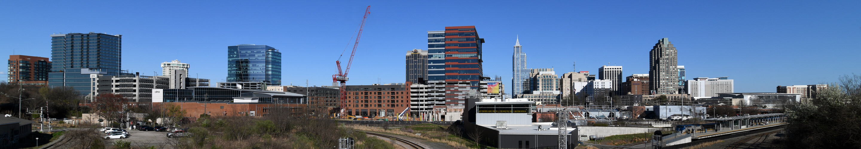 Downtown from the west