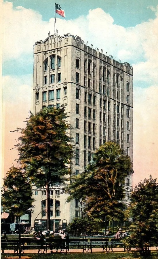 Vintage post card view