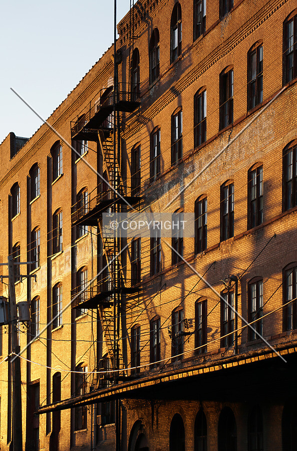 South facade in the evening; December 1, 2015