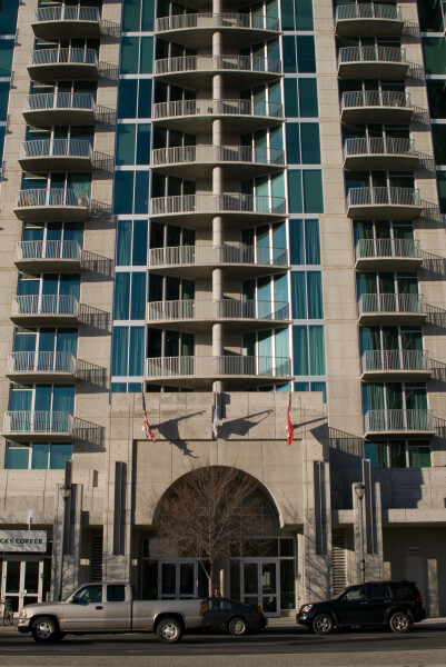 Looking north across 17th street