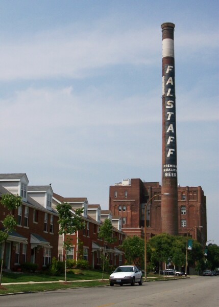 Falstaff Brewery Smokestack