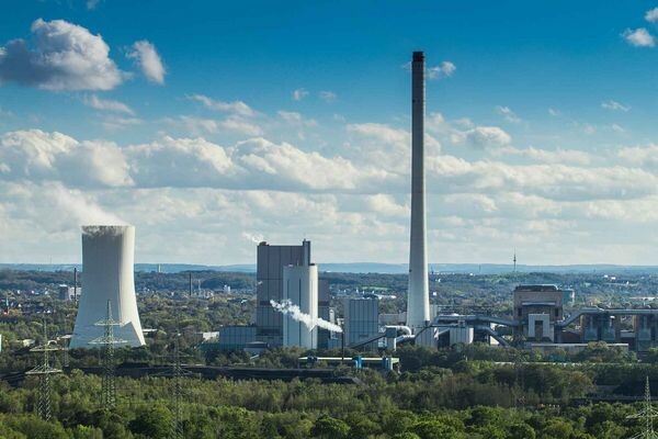 Schornstein Kraftwerk Herne