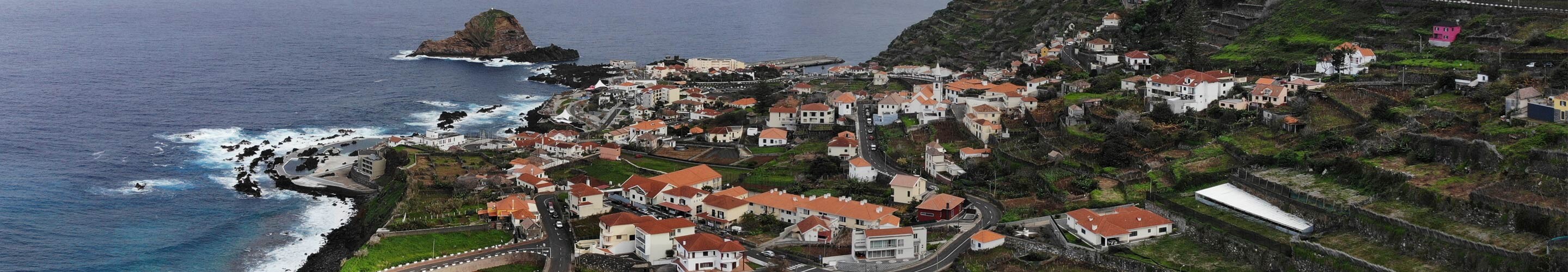 Panorama of Porto Moniz